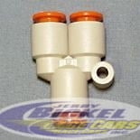 Tube Union "Y" 3/8